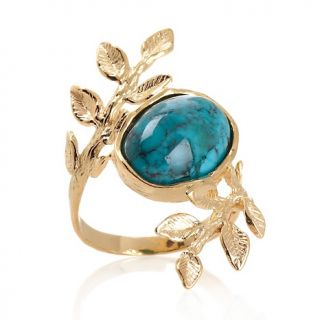 222 127 technibond olive tree turquoise bypass ring rating 4 $ 39 90 s