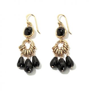 211 355 studio barse bronze black onyx drop earrings rating be the