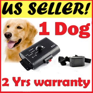 ELECTRIC SHOCK PET FENCING CONTAINMENT FENCE SYSTEM 1 DOG COLLAR