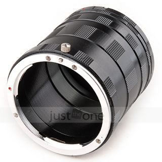 Macro Close Up Extension Tube 3 Ring Set F Canon EOS EF DSLR SLR 60D
