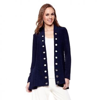 228 062 slinky brand long sleeve ribbed jacket with grommets rating 1