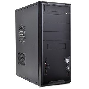 10 Bay ATX Mid Tower Computer Case   No PSU (Black/Gray) 582K