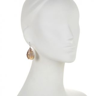 Jewelry Earrings Drop Jay King Regency Rose Stone Copper Earrings