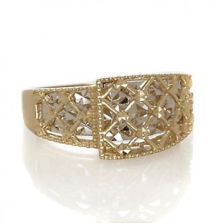 223 383 michael anthony jewelry 10k 2 tone bypass style cage ring