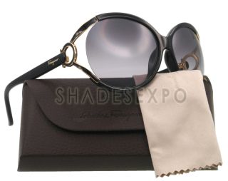 New Salvatore Ferragamo Sunglasses SF 600 Black 001 SF600
