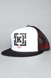 KR3W The Bracket Trucker Hat in White