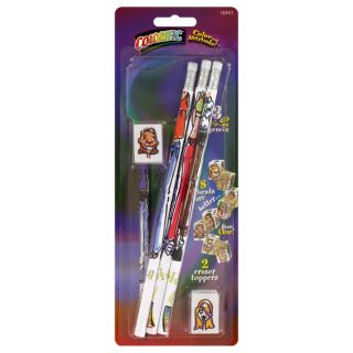 Sanford Colorific Head Turners Wood Pencils and Pencil Erasers