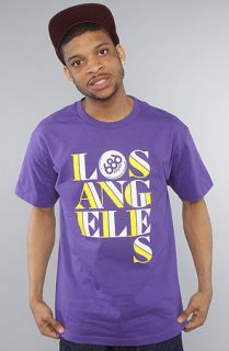 686 The LA Tee in Purple Concrete Culture