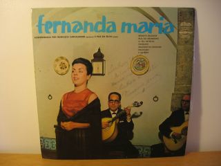  Uma Fadista Orig 1973 Portugal LP Signed by The Fado Legend