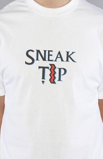 Sneaktip The ST Stides Logo Tee in White