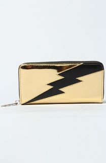 Betsey Johnson The Electric Feel Wallet in Gold