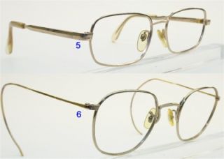 12K GF Gold Scrap Vintage Eyeglass Lot American Optical Mid Century