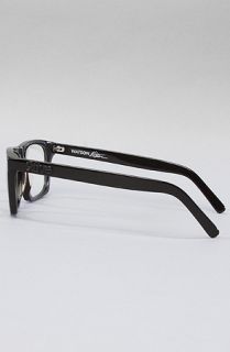 9Five Eyewear The Watson Sunglasses in Blackout with Clear Lenses