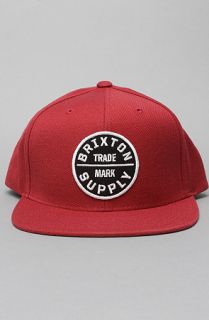 Brixton The Oath III Hat in Cardinal Concrete