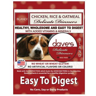 234 994 dave s pet food dave s dog food chicken rice and oatmeal 30 lb