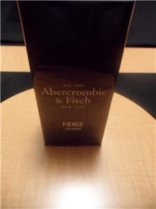 ABERCROMBIE & FITCH FIERCE 3.4 oz MENS COLOGNE