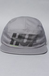 HUF The 10 K Volley Hat in Charcoal Concrete