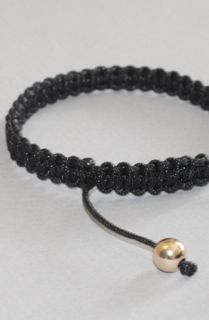 Premium Co. Black 14kt Gold Knot Bracelet