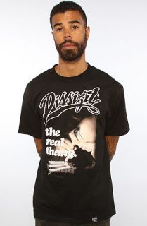 Dissizit The Real Thang Tee in Black Red