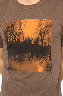 rvca the lake travis tee in ashwood sale $ 18 95 $ 32 00 41 % off