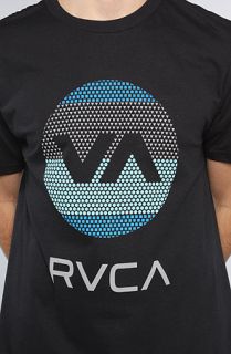 RVCA The VA Plugz Tee in Black Concrete