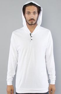 All Day The Henley Layering Hoody in White