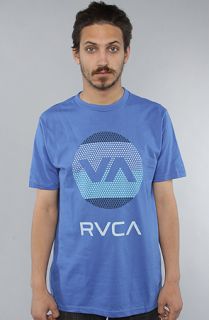 RVCA The VA Plugz Tee in Royal Concrete