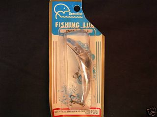 Vintage Game Fish Fishing Lure F w Woolworth Japan NIP