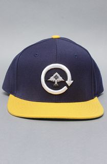 LRG Core Collection The Core Collection Snapback Hat in Navy