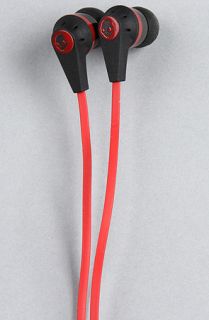 Skullcandy The Inkd 20 Earbuds with Mic in Black Red