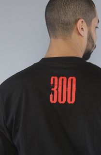 Sneaktip The 300 Tee in Black Concrete