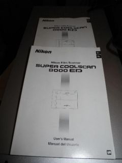  8000 Ed Coolscan Film Slide Scanner w Five Holders 120 220 NRSV