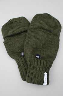 Coal The Woodsman Glove in Olive Concrete