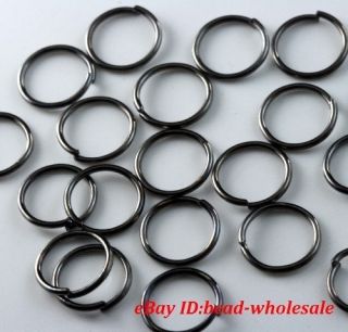 Silver Gold Plated Open Metal Jumping Rings Finding You Choose Color