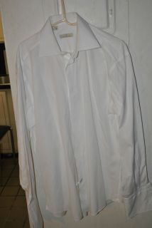Ermenegildo Zegna Mens Dress Shirt 100 Cotton Made in Spain Size L 41