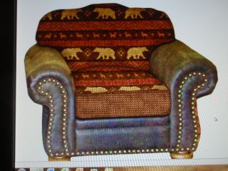  Lodge Chair Moose Bear by Marshfield Furniture