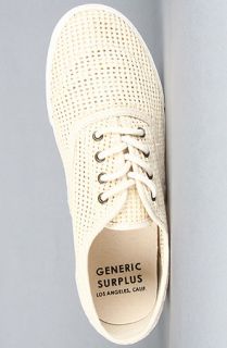 Generic Surplus The Borstal Mesh Sneaker in Natural