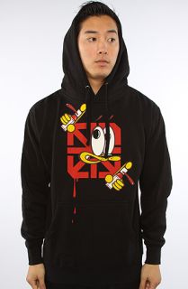 7th Letter The Spray Icon Hoody in Black