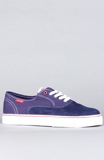 HUF The Mateo Sneaker in Navy Red Concrete