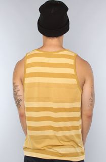 RVCA The Kona Tank in Mustard Gold Concrete