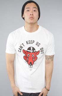 DURKL The Cant Keep Us Out Tee in White