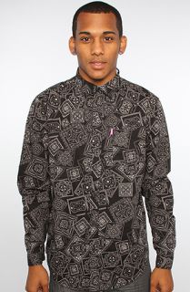 Mishka The Keep Watch Paisley Buttondown Shirt in Black  Karmaloop