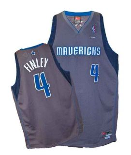 Dallas Mavericks Michael Finley Gray Nike Swingman Jersey 2XL