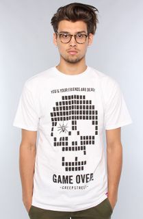 Creep Street The Game Over Tee in White