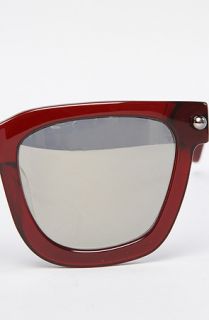 Alexander Wang The 25 C4 Sunglasses in Ox Blood