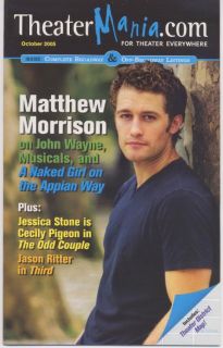 Matthew Morrison Glee Theatermania com Magazine Mint