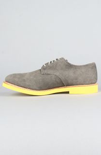 Walk Over Shoes The MADE IN THE USA Derby 100s Buck Shoe in Grey