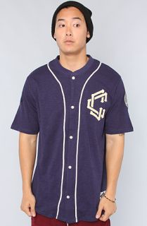 Crooks and Castles The Bully Block Baseball Shirt in Dark Navy