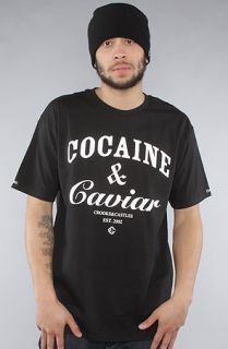 Crooks and Castles The Coca Caviar Tee in Black