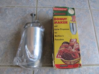 Vintage Fairgrove 1971 Donut Maker Batter Dispenser Waffles Pancakes